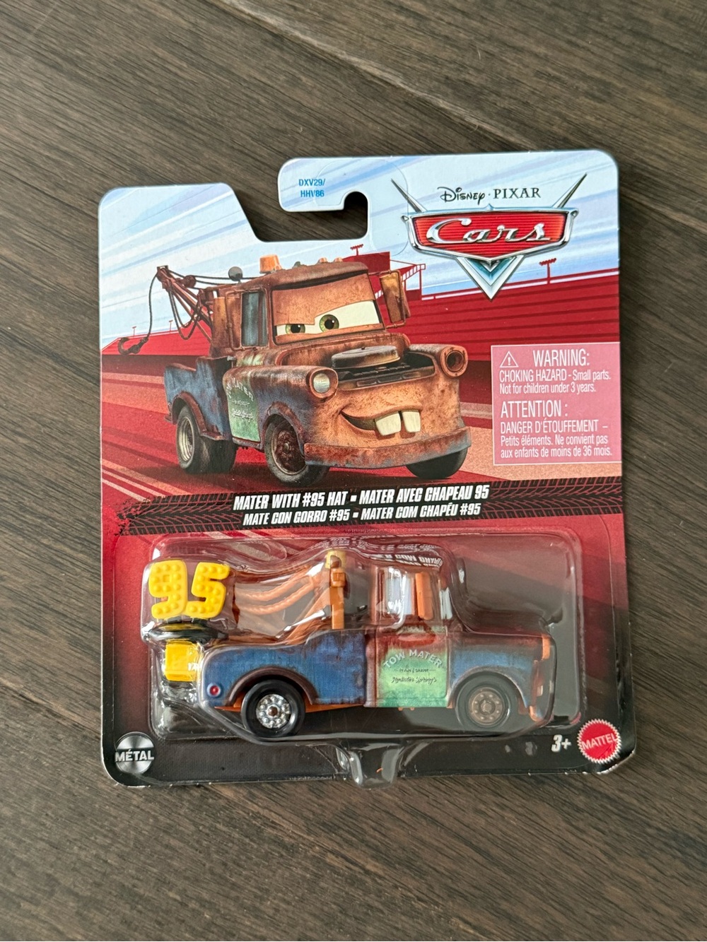 Disney Pixar Cars 3 Mater Die-Cast Toy - #95 hat Mater